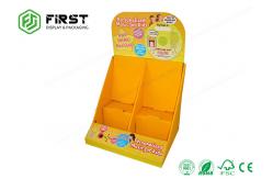 China Offset Printing Counter Display Boxes Custom Made Folding Cardboard PDQ Counter Display supplier