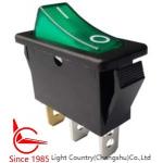 LC R4 Rocker Switch ON-OFF 33*15mm Green Illuminated 16A 250V UL VDE for sale