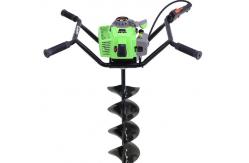 China 2 Stroke Gasoline Powered planting hole digger , ground digger machine supplier
