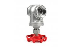 China NPT Thread Metal Gate Valve 1000 Wog With Water Handle supplier