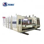 Carton Box 3 Color Flexo Printing Machine With Slotting Die Cutter for sale