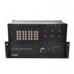 12G SDI Video Fiber Transmission System with XLR Audio, Network, CNlinko Dual LC Fiber Connector for sale