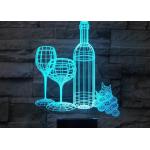 138mm ABS 3D Led Illusion Lamp 88mm Acrylic 3d Illusion Led Lamp for sale