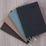 Fashion Customized Color A5 Hardcover Leather Journal Notebook Logo With Elastic Band for sale