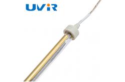China Tungsten Filament IR Halogen Lamps SC05 Base With Gold Coating supplier