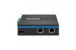 China Mini Optical Fiber Converter Industrial Ethernet Switch Poe Switch DC48V Input supplier