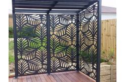 China OEM Residential Aluminum Fence Panels Fireproof Foldable Trellis Privacy Fence supplier