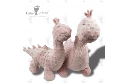 China 39 X 47cm Cuddle Cartoon Plush Toy Cuddle Stuffed Pink Dinosaur Soft Toy supplier