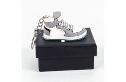 China Mini Basketball Shoe Keychain With Box Corrugated Board Folders supplier