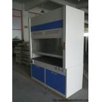 School Lab Chemical Vent Hood 5mm Tempered Glass Window With PP Sink for sale