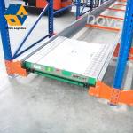 Multi Layer Steel Heavy Duty Radio Shuttle Racking Blue Yellow 1T for sale