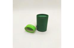 China Custom 2oz Oval Deodorant Stick Container White Cardboard Push Up Paper Tube supplier
