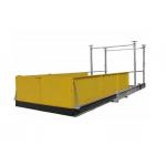 Durable Retractable Load Deck Platform Sand Blasting Crane Loading Deck 5t for sale
