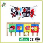 Foldable 58.5cm Soft Sensory Books For Babies Machine Washable