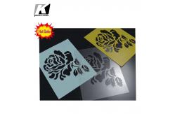 China OBM PET Material Wall Texture Stencil Multipurpose Transparent supplier