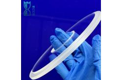 China Custom High Purity Transparent Quartz Perforated Quartz Transparent Ring Factory supplier