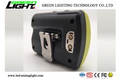 China Safety LED Miners Cap Lamp 18000lux 385lum IP68 Impact Resistant Material Shell supplier