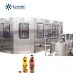 Fully Automatic Fruit Juice Filling Machine 380v Processing Bottle Production Line for sale