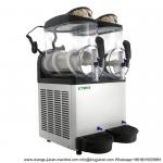 Double Bowls Commercial CE Certificate Snow Melting Ice Smoothies Granita Slush Machine for sale