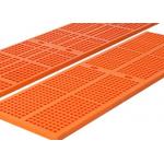 Rectangular Hole Pu Screen Mesh For Dewatering , Longlife for sale