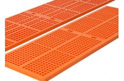 China Rectangular Hole Pu Screen Mesh For Dewatering , Longlife supplier