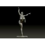 Contemporary Decoration Art Bronze Graceful Ballerina Sculpture for sale