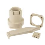 PEEK Material CNC Milling Machining Parts Electrolytic Polishing Brushing for sale