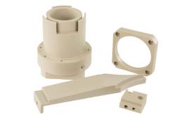 China PEEK Material CNC Milling Machining Parts Electrolytic Polishing Brushing supplier