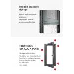 Anti Theft Aluminum Sliding Window And Door , Security Custom Made Aluminum Windows
