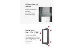 China Lightweight Double Glazed Inward Opening Window Aluminum Alloy Material supplier