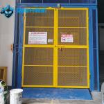 8m 500kg-2000kg Hydraulic Guide Rail Lift Machine Configuration