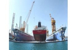 China Customized Floating Dock Crane For Shipyard To Build Ship 10t - 80t supplier