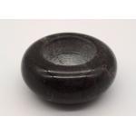 7.8cm X 3cm Black Marble Candle Jars Good High Temperature Resistance for sale