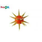 Ceiling Suspended Inflatable LED Spike Ball For Club Stage Party Event Decoration for sale