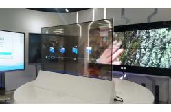 China Advertising Transparent OLED Screen Intelligent Desktop Type  supplier