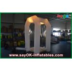 Clear Inflatable Tent Commerical Inflatable Money Booth Safe Oxford Cloth With Led Light for sale