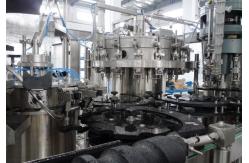 China 3 in 1 Automatic Carbonated beverage rotary filling machines wine bottle filling equipment supplier