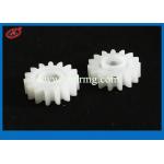 White Plastic 15T Gear Diebold ATM Parts Diebold 368 U2CS With Pin Hole