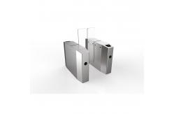 China DC 24V Sliding Gate Turnstile Retractable Flap Barrier 30 Person Per Minute supplier