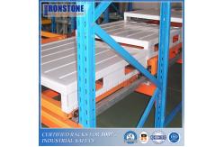 China ODM Customized Gravity Push Back Steel Racking System with Intensive Storage supplier