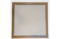 China Custom Mesh Screen Divider Architectural Woven Metal Mesh Champagne Gold supplier