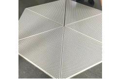 China 1mm Triangular Metal Ceiling Tiles Perforated Aluminium ISO9001 supplier