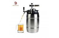 China Home Brewing 1.3 Gallon Vacuum Beer Growler Party Kegger With Tap System supplier