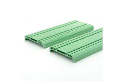 China Green UPVC Trim Plastic Profile Extrusion Customized PVC Plastic Extrusion Profile supplier