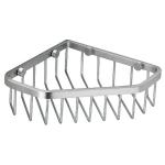 Polished Satin Bathroom Shower Organiser 304 Stainless Steel Bathroom Corner Caddy for sale