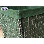 Galvanized Welded Military Defensive HESCO Barriers With Geotextile Cloth OEM Service for sale