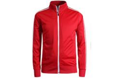 China Breathable Lightweight Polyester Jacket Blank Standing Collar Gym Apparel supplier