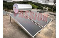 China Blue Titanium Collector Flat Plate Solar Water Heater , Solar Powered Pool Heater supplier