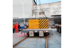 China 40 Tons Wireless Remote Control Rail Transfer Trolley For Molds Handling supplier