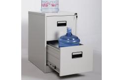 China Lockable 2 Drawers Office File Storage Cabinet With Simple Handle supplier